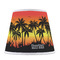 Tropical Sunset Poly Film Empire Lampshade - Front View