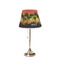 Tropical Sunset Poly Film Empire Lampshade - On Stand