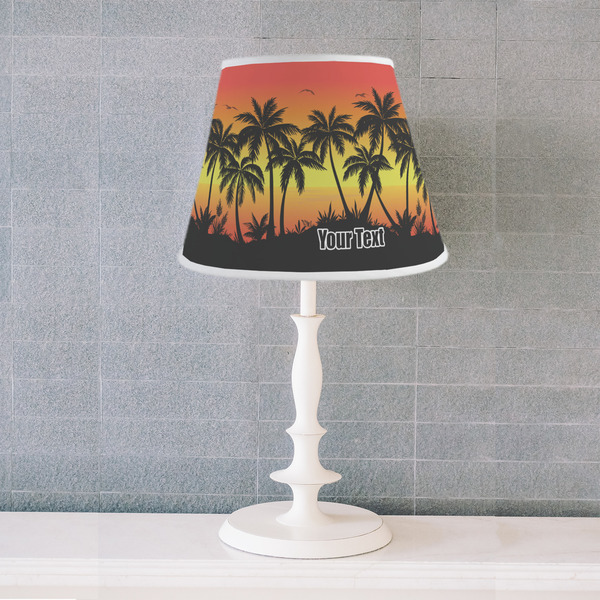 Tropical Sunset Poly Film Empire Lampshade - Lifestyle