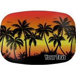 Tropical Sunset Melamine Platter (Personalized)