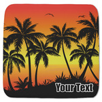 Tropical Sunset Memory Foam Bath Mat - 48"x48" (Personalized)