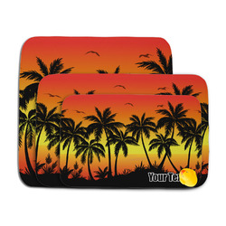 Tropical Sunset Memory Foam Bath Mat (Personalized)