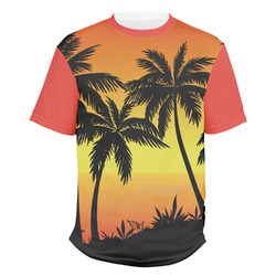 Tropical Sunset Men's Crew T-Shirt