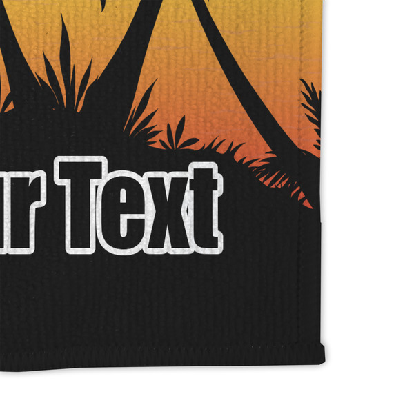 Tropical Sunset Microfiber Dish Rag - DETAIL
