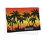 Tropical Sunset Microfiber Dish Towel - FOLDED HALF
