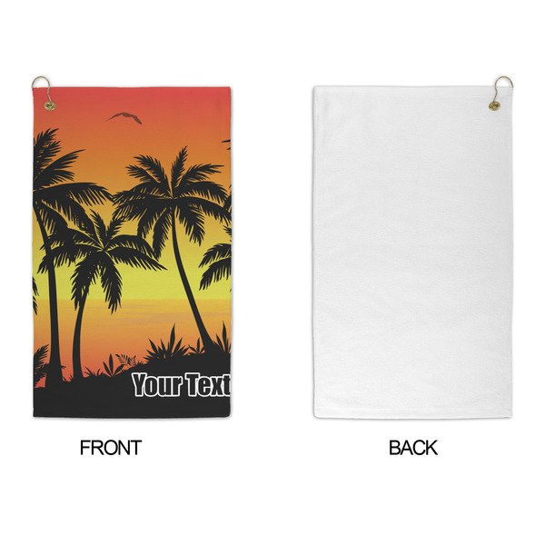 Tropical Sunset Microfiber Golf Towels - APPROVAL