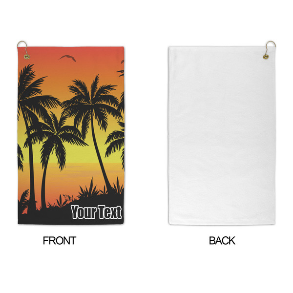 Tropical Sunset Microfiber Golf Towels - APPROVAL