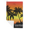 Tropical Sunset Microfiber Golf Towels - FOLD