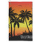 Tropical Sunset Microfiber Golf Towels - FRONT