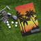 Tropical Sunset Microfiber Golf Towels - LIFESTYLE