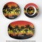 Tropical Sunset Microwave & Dishwasher Safe CP Plastic Dishware - Group