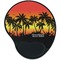Tropical Sunset Mouse Pad with Wrist Support - Main