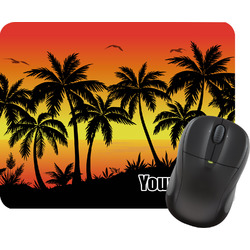 Tropical Sunset Rectangular Mouse Pad (Personalized)