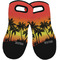Tropical Sunset Neoprene Oven Mitts - Set of 2 w/ Name or Text