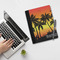 Tropical Sunset Notebook Padfolio - LIFESTYLE (large)