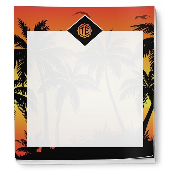Tropical Sunset Notepad - Apvl