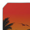 Tropical Sunset Octagon Placemat - Single front (DETAIL)