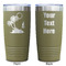 Tropical Sunset Olive Polar Camel Tumbler - 20oz - Double Sided - Approval