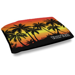 Tropical Sunset Outdoor Dog Bed - Large (Personalized)
