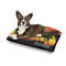 Tropical Sunset Outdoor Dog Beds - Medium - IN CONTEXT