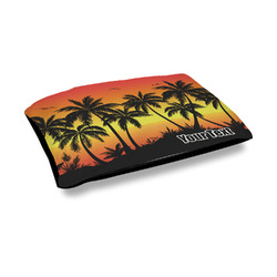Tropical Sunset Outdoor Dog Bed - Medium (Personalized)