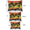 Tropical Sunset Outdoor Dog Beds - SIZE CHART