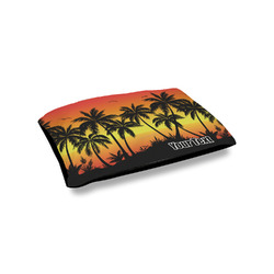 Tropical Sunset Outdoor Dog Bed - Small (Personalized)