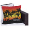 Tropical Sunset Outdoor Pillow (Personalized)