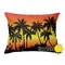 Tropical Sunset Outdoor Throw Pillow (Rectangular - 12x16)