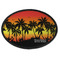 Tropical Sunset Oval Patch
