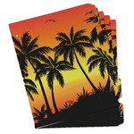Tropical Sunset Binder Tab Divider Set (Personalized)