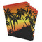 Tropical Sunset Page Dividers - Set of 6 - Main/Front