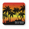 Tropical Sunset Paper Coasters - Approval