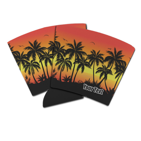 Custom Tropical Sunset Party Cup Sleeve (Personalized)