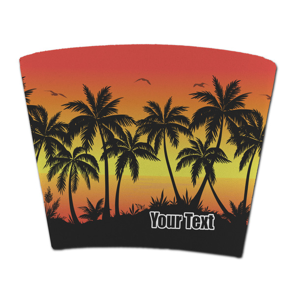 Custom Tropical Sunset Party Cup Sleeve - without bottom (Personalized)
