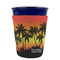 Tropical Sunset Party Cup Sleeves - without bottom - FRONT (on cup)