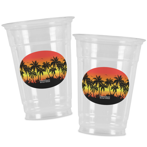 Tropical Sunset Party Cups - 16oz - Alt View