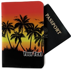 Tropical Sunset Passport Holder - Fabric (Personalized)