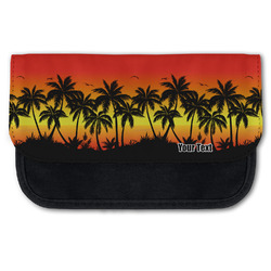 Tropical Sunset Canvas Pencil Case w/ Name or Text