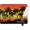Tropical Sunset Personalized Glass Cutting Board