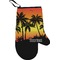 Tropical Sunset Personalized Oven Mitt