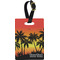 Tropical Sunset Personalized Rectangular Luggage Tag
