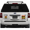 Tropical Sunset Personalized Square Car Magnets on Ford Explorer