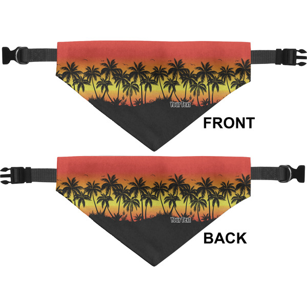 Tropical Sunset Pet Bandana Approval