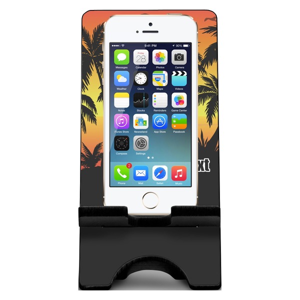 Tropical Sunset Phone Stand w/ Phone
