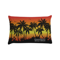 Tropical Sunset Pillow Case - Standard (Personalized)
