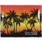 Tropical Sunset Placemat with Props