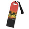 Tropical Sunset Plastic Bookmarks - Front