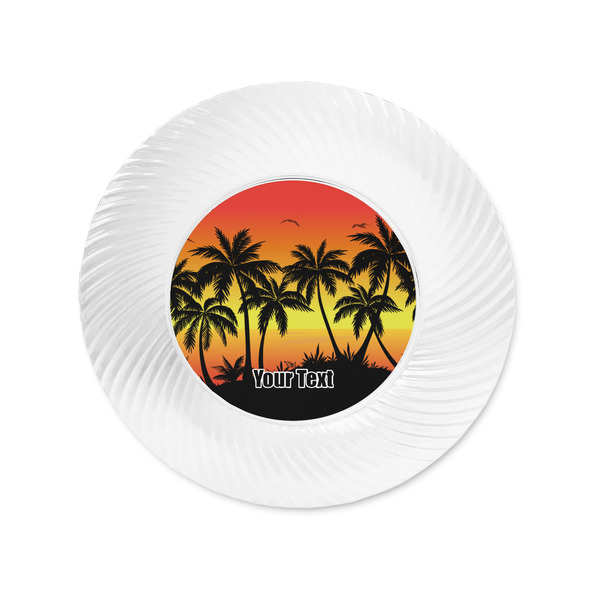 Tropical Sunset Plastic Party Appetizer & Dessert Plates - Approval