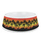 Tropical Sunset Plastic Dog Bowl (Personalized)